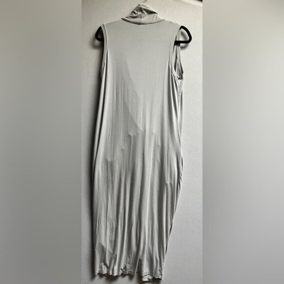 Ayrtight Liri Twist Drapey Midi Sleeveless Dress Sz M - Picture 3 of 12